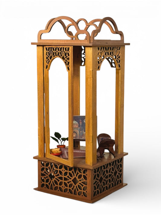 Ramadan Lantern – Handcrafted Wooden Miniature