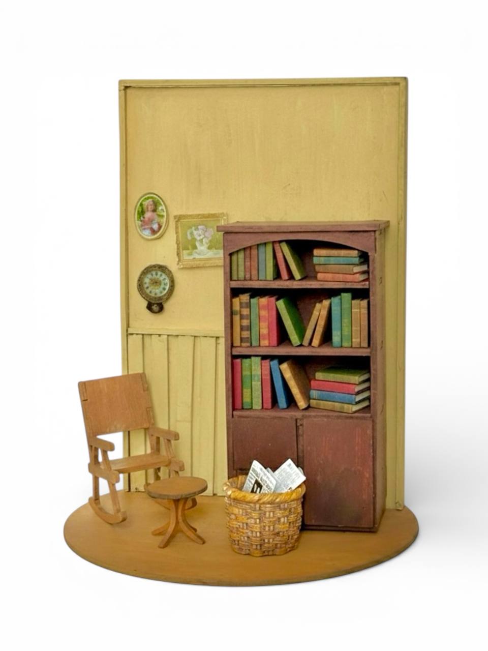 Library – Handcrafted Wooden Miniature